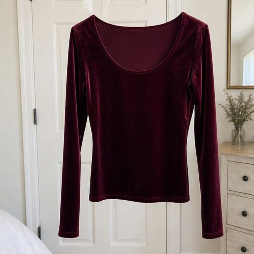 Blue Ruffle Blouse